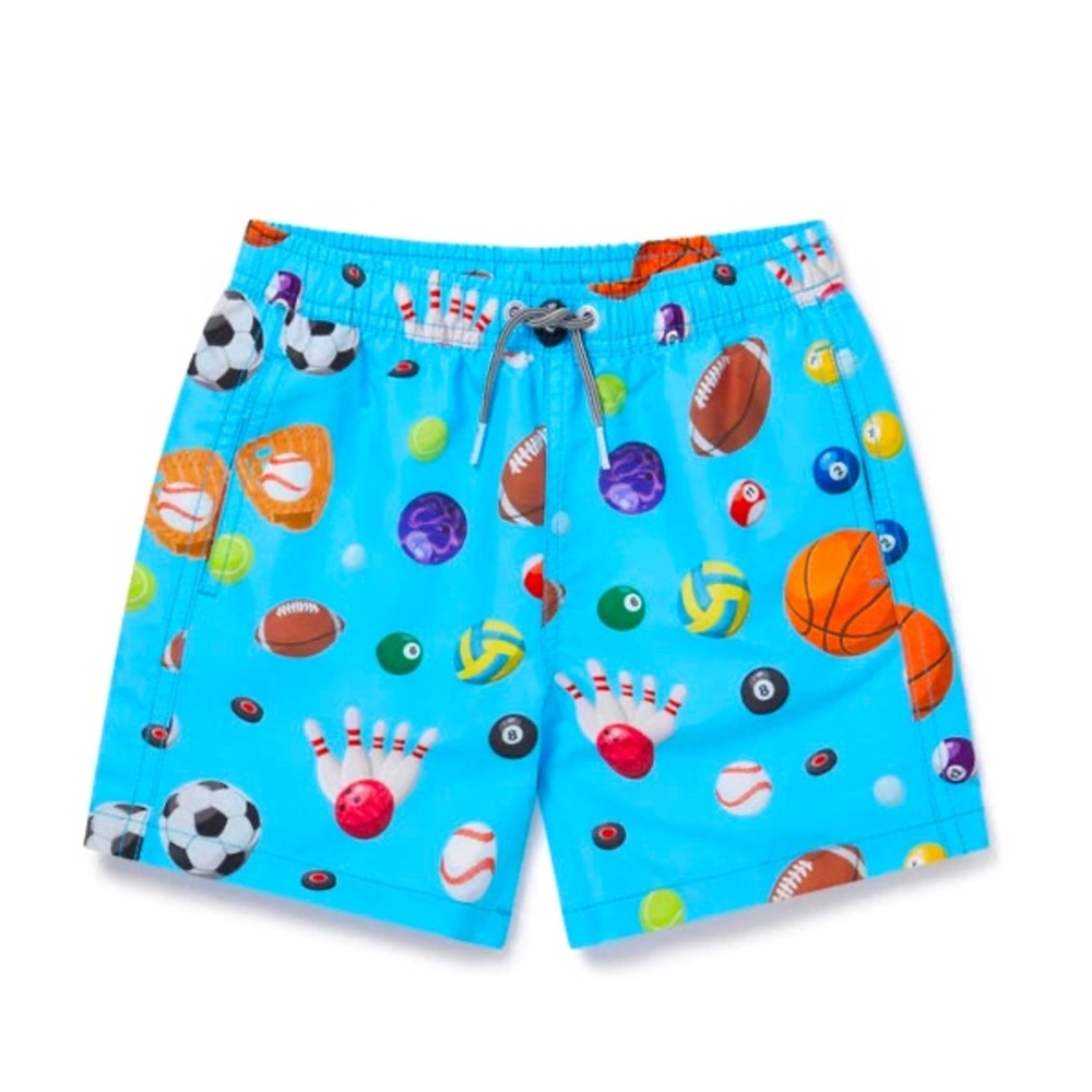 Sporty Balls Swim Trunks